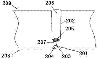Groove butt welding structure and welding method thereof