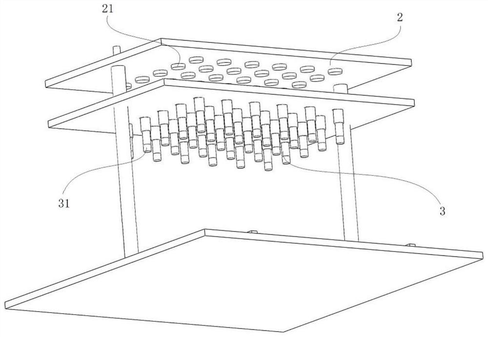 A dot-matrix self-fusing 3D printing device