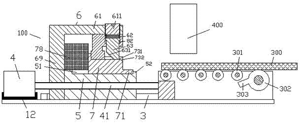 Damping working table device used for board machining and using method of device