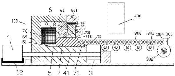Damping working table device used for board machining and using method of device