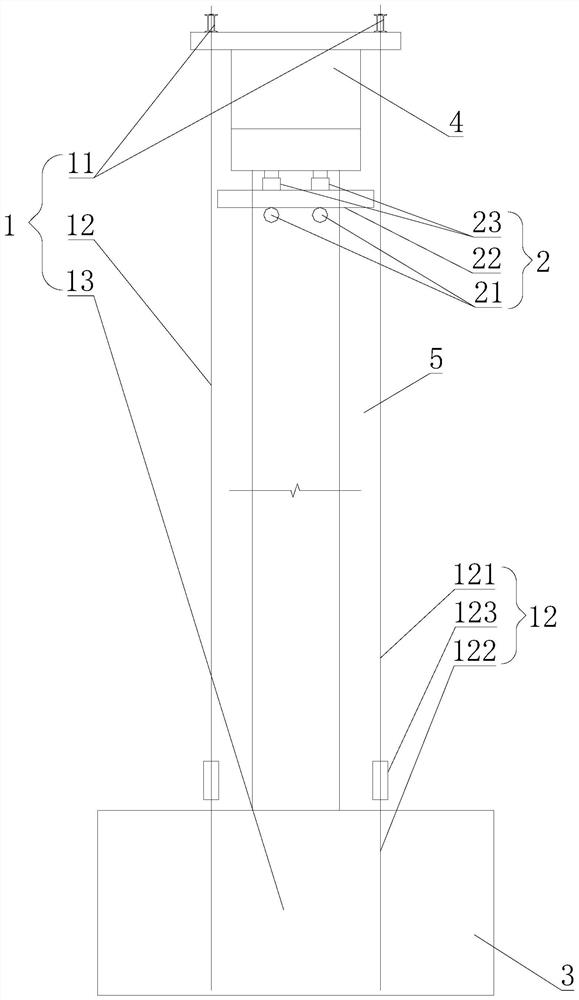Support-free assembly construction method for assembly type bent cap construction