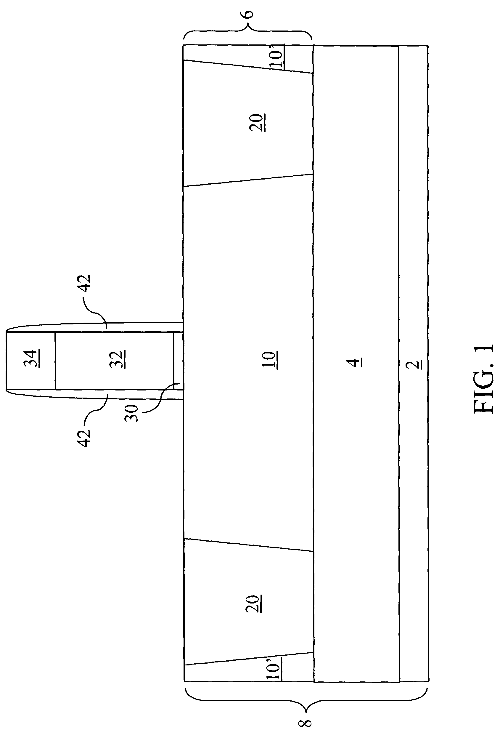 Field effect transistor containing a wide band gap semiconductor material in a drain