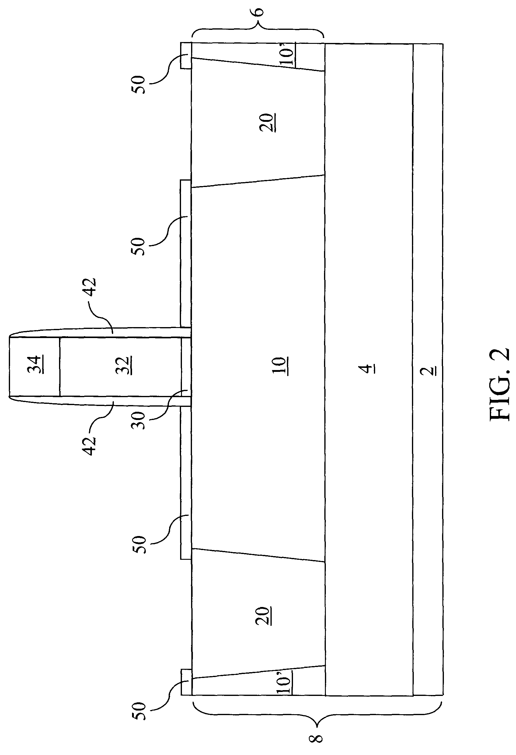 Field effect transistor containing a wide band gap semiconductor material in a drain