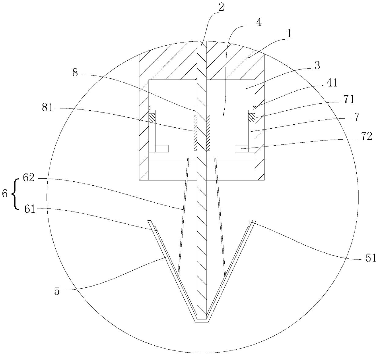 Expandable heart hemostatic device