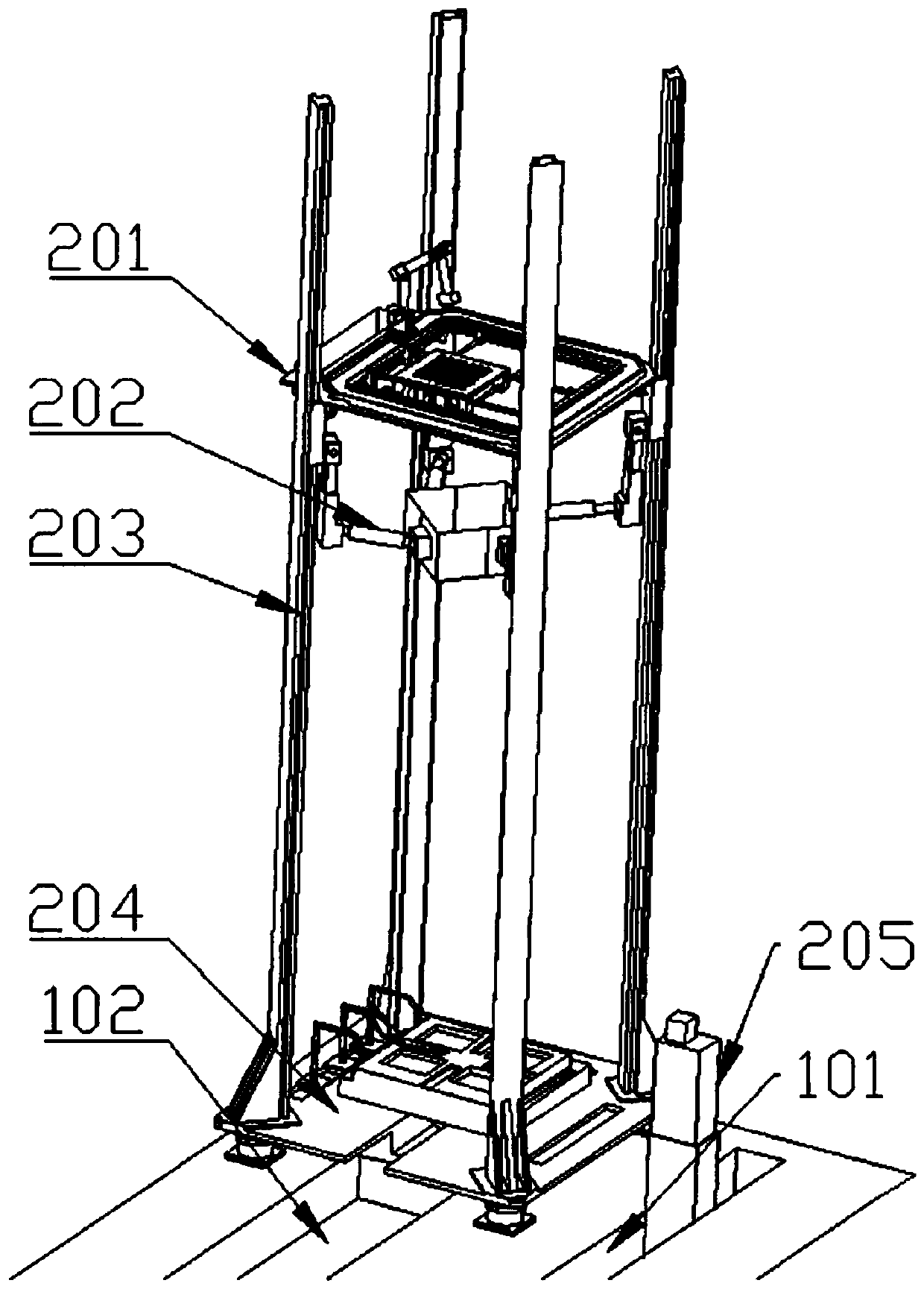 A caving coal gangue impact vibration test device and its application