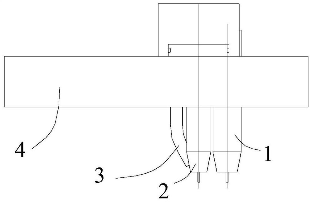 Method and device for generating single longitudinal columnar crystal welding seam