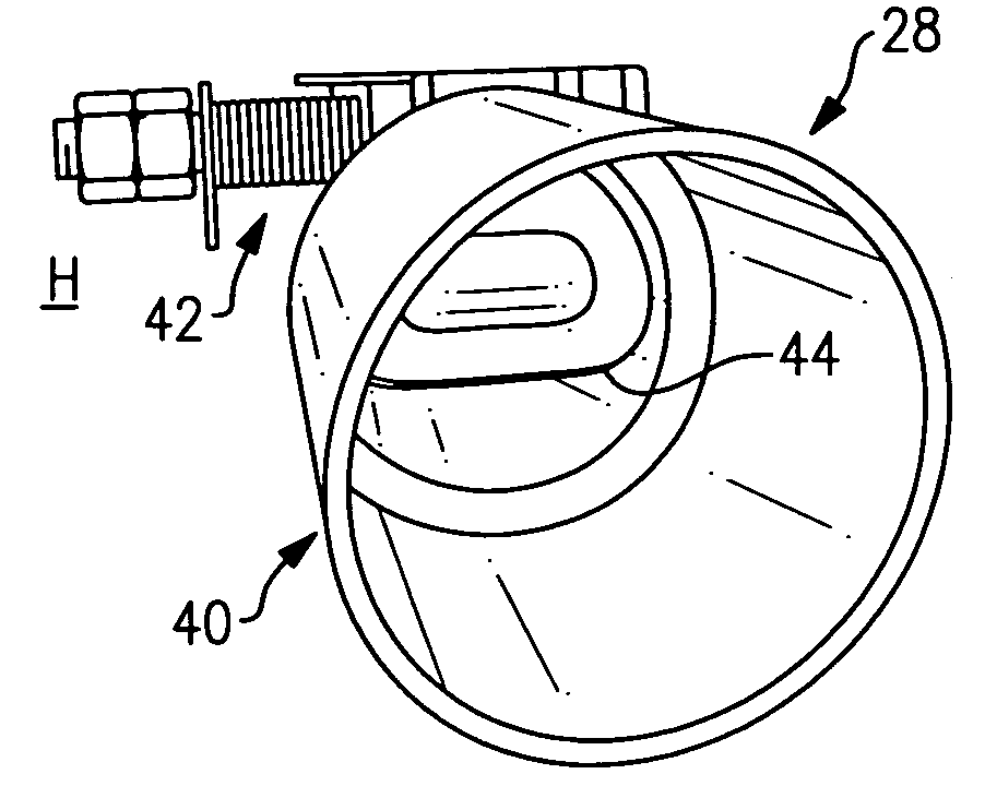 Passive throttling valve outside of muffler
