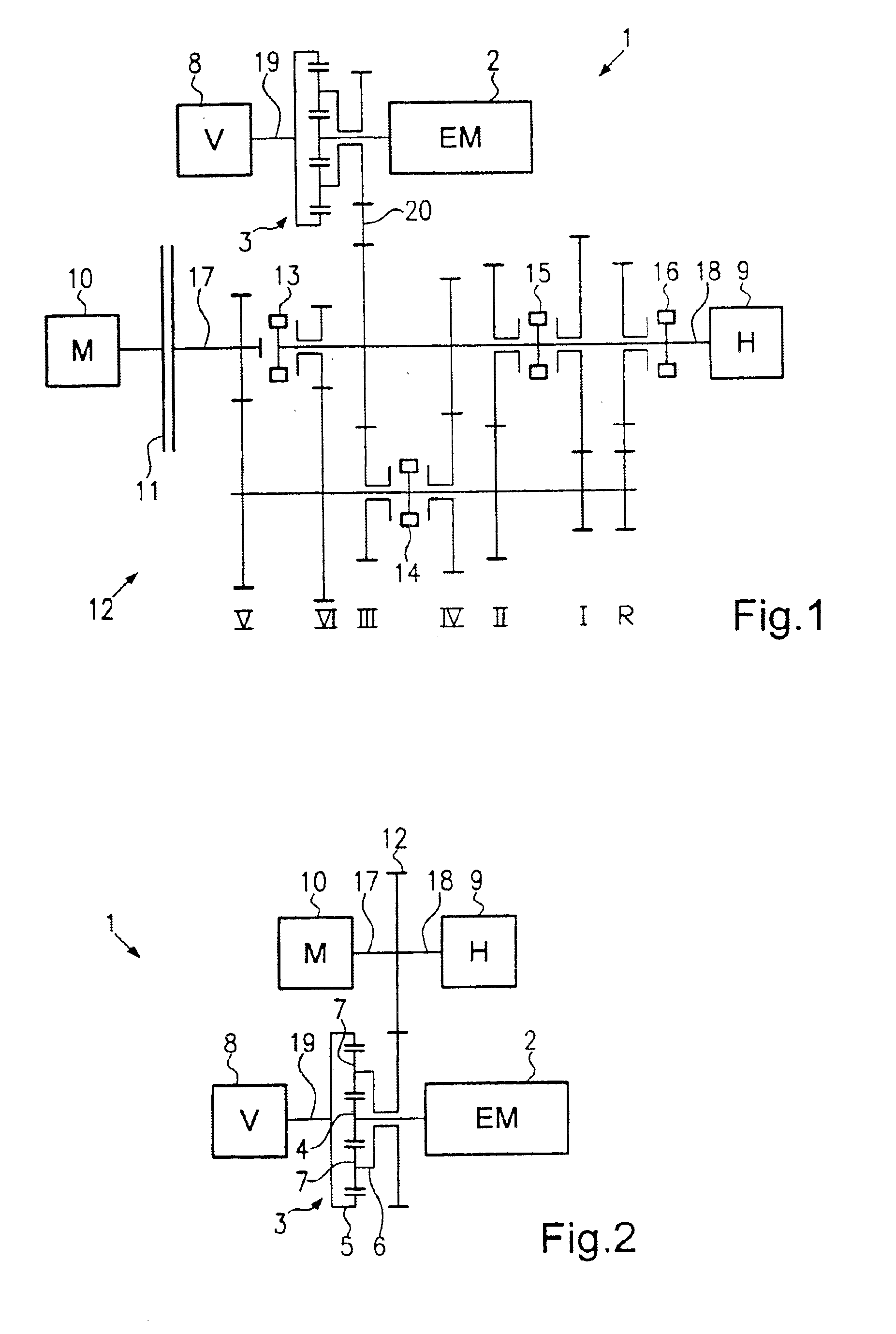 Transfer case for motor vehicles and method for distribution of a driving force onto two motor vehicle axles