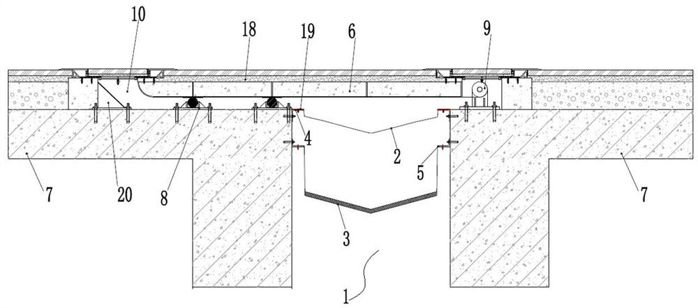 Ground anti-seismic deformation joint structure and construction method thereof