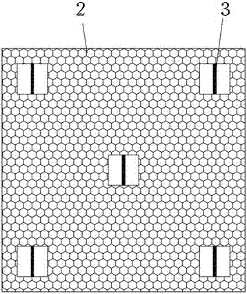 Novel masonry structure device capable of resisting debris flow impact