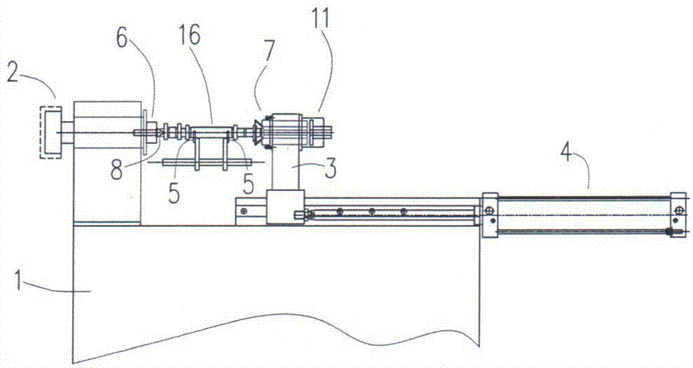 Clamping mechanism capable of synchronously machining axial holes of multiple shaft parts