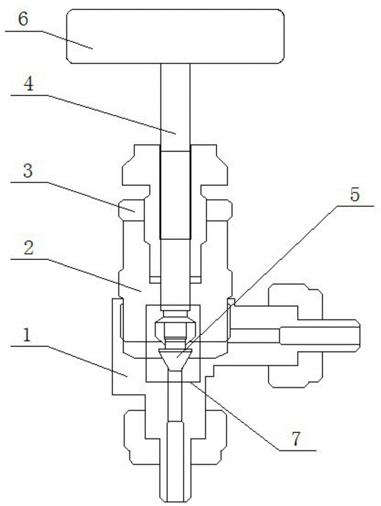 External threaded angle stop valve