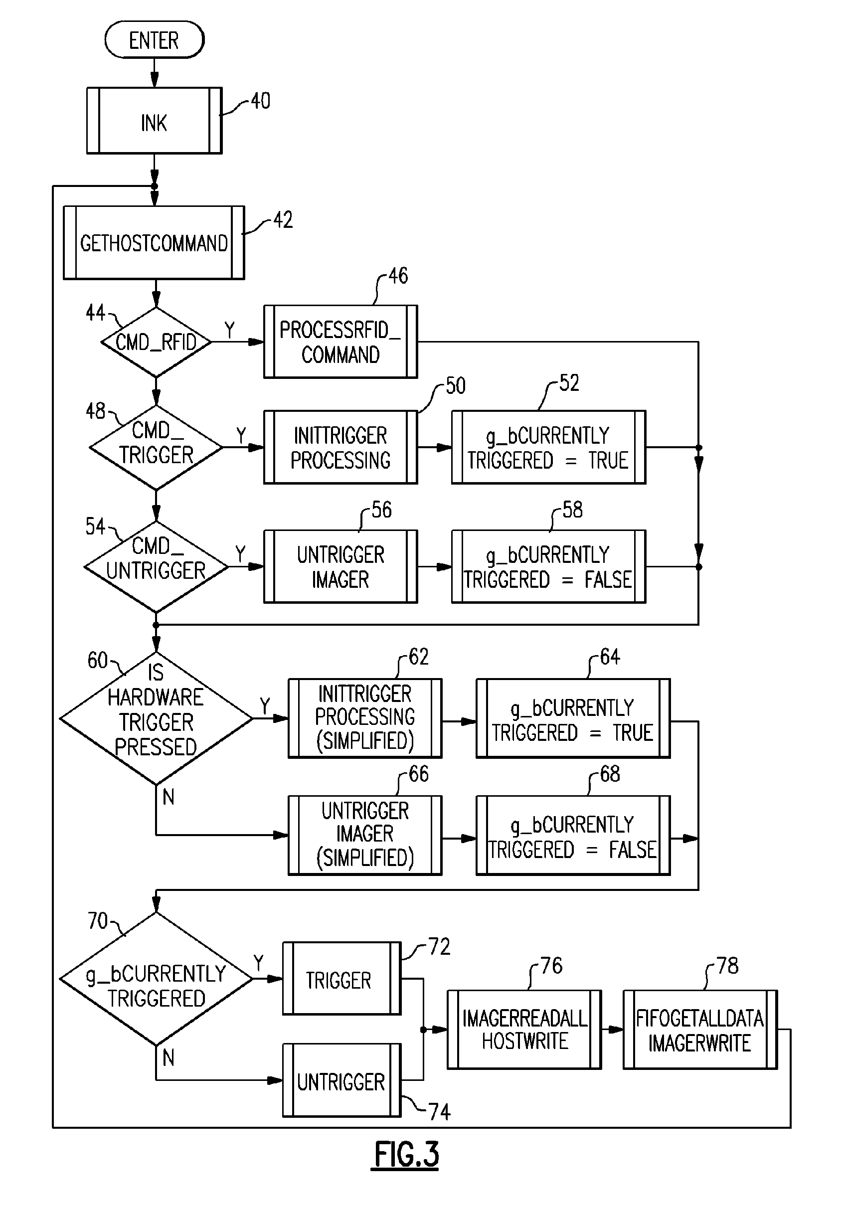 Combined radio frequency identification and optical imaging module