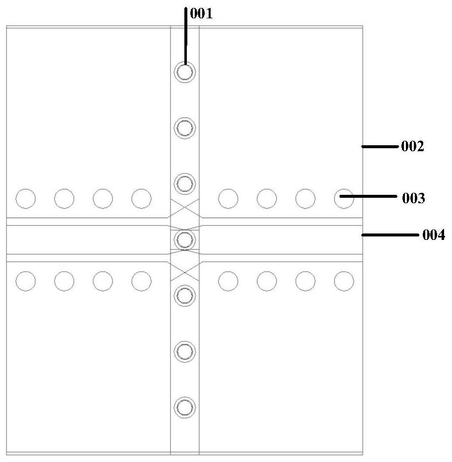 Vertical interconnection structure for millimeter wave frequency band chip packaging