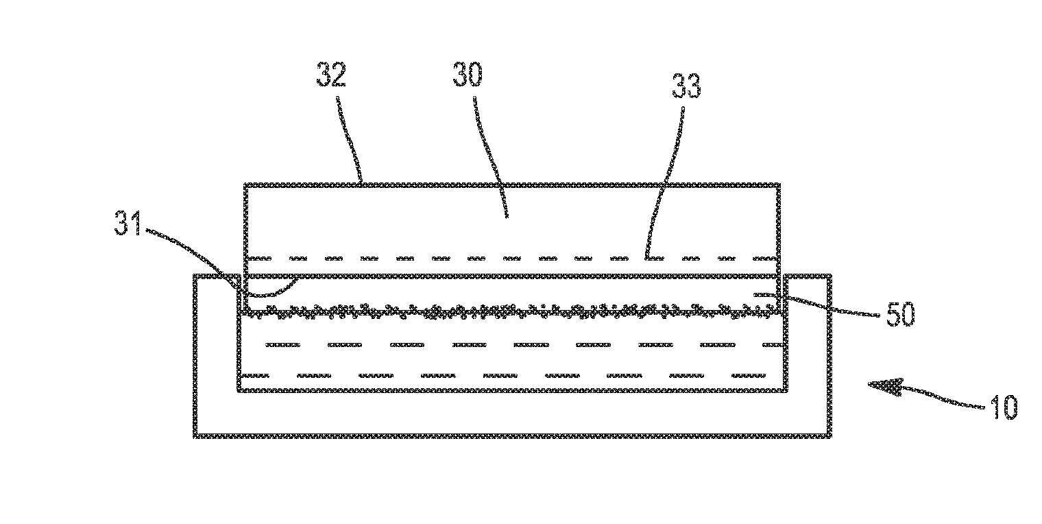Method and device for fabricating a layer in semiconductor material