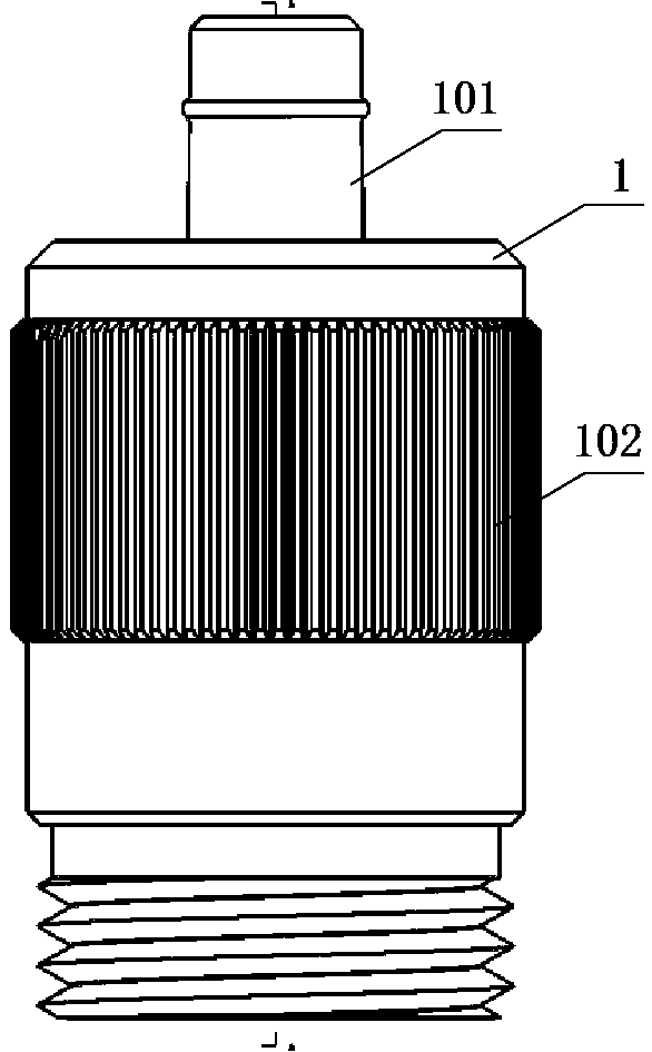 Gas inlet protection device