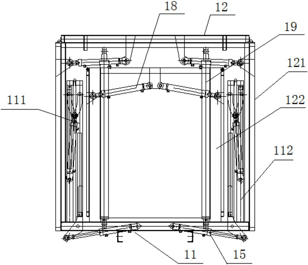 Double-layer stage car