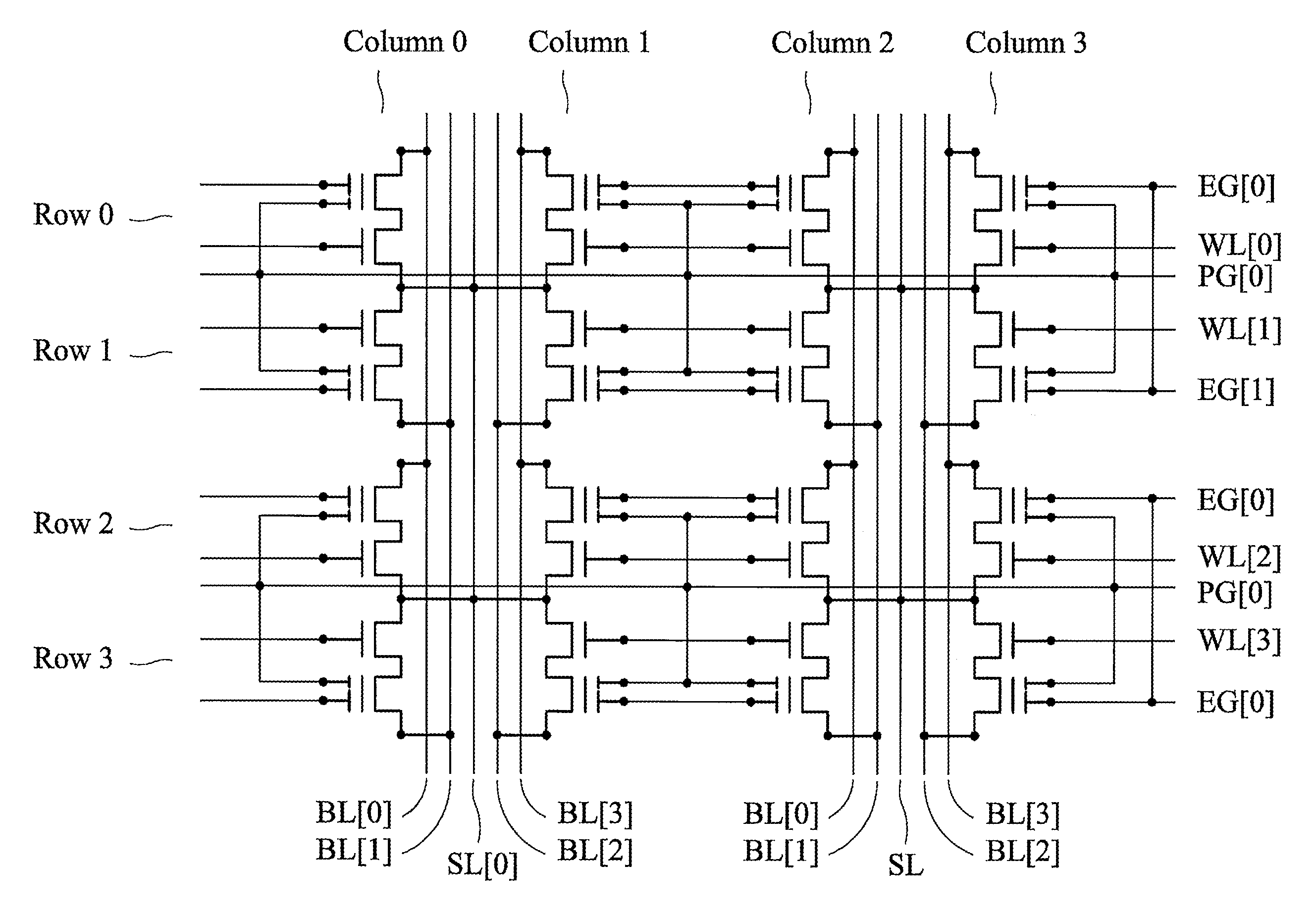 Logic compatible arrays and operations