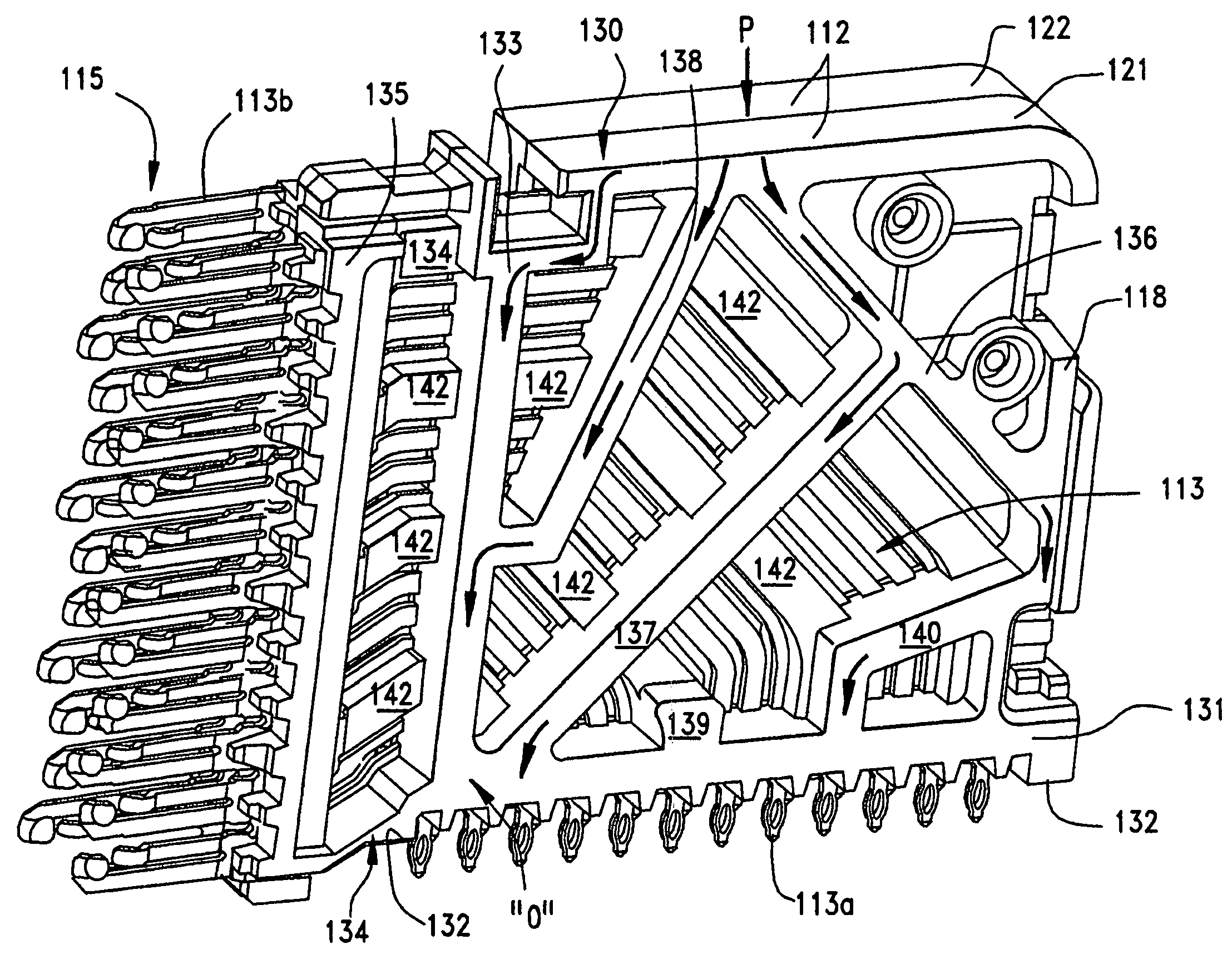 Short length compliant pin, particularly suitable with backplane connectors