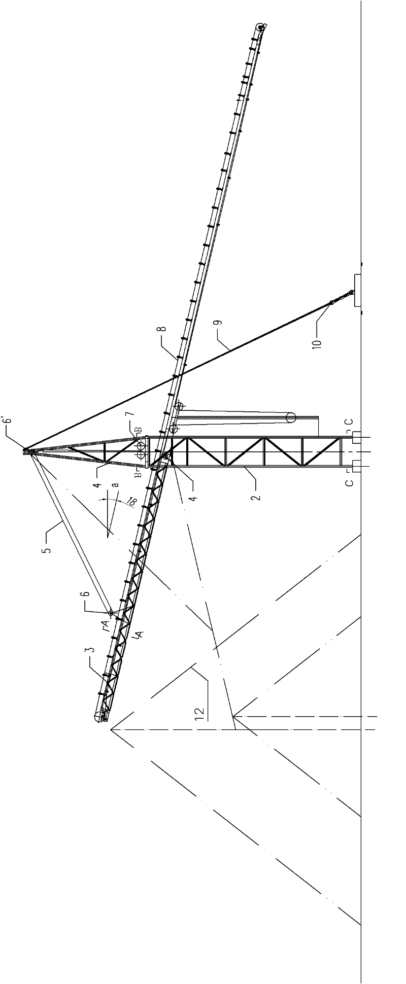 Device for composting concrete aggregate with large particle diameter