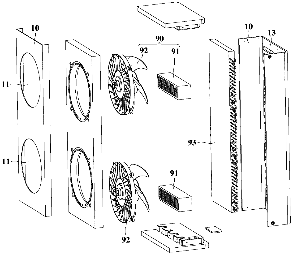 floor type air conditioner indoor unit