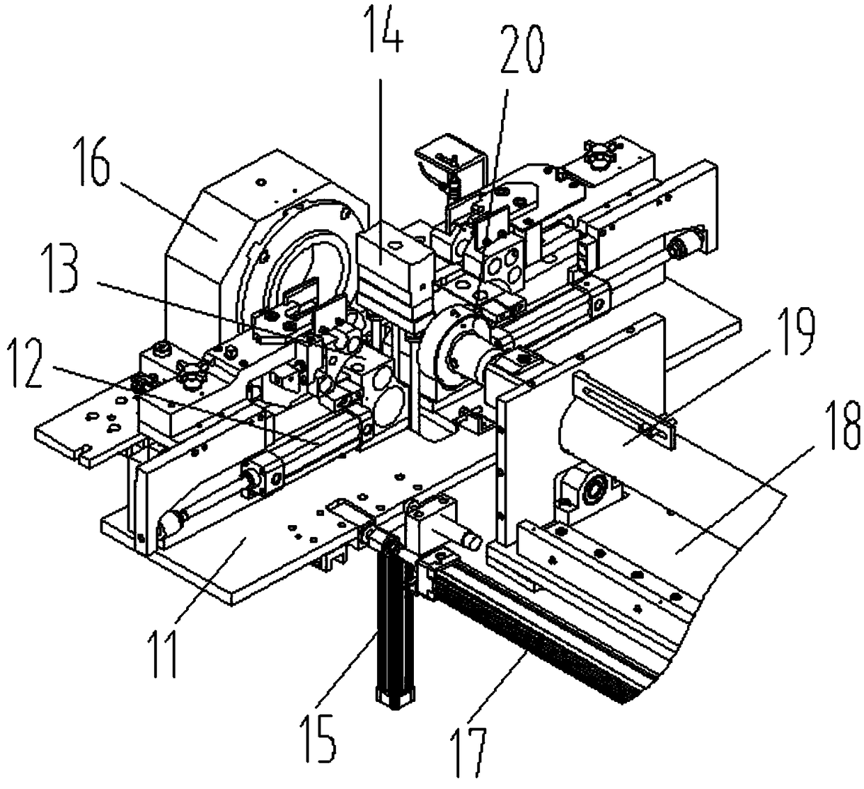 A magnetic tile stator assembly machine that can improve equipment utilization