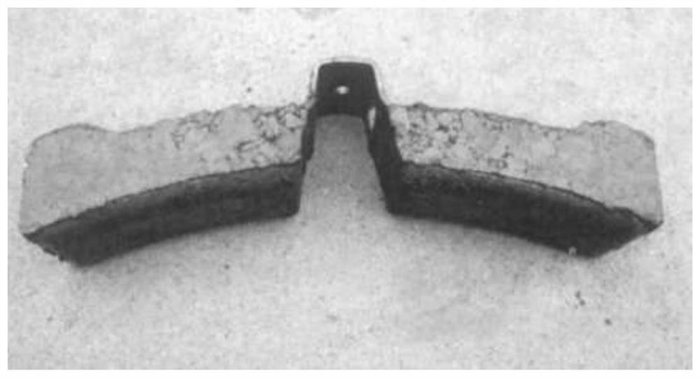 Zero-asbestos acrylate rubber-based synthetic brake shoe and its preparation method and use