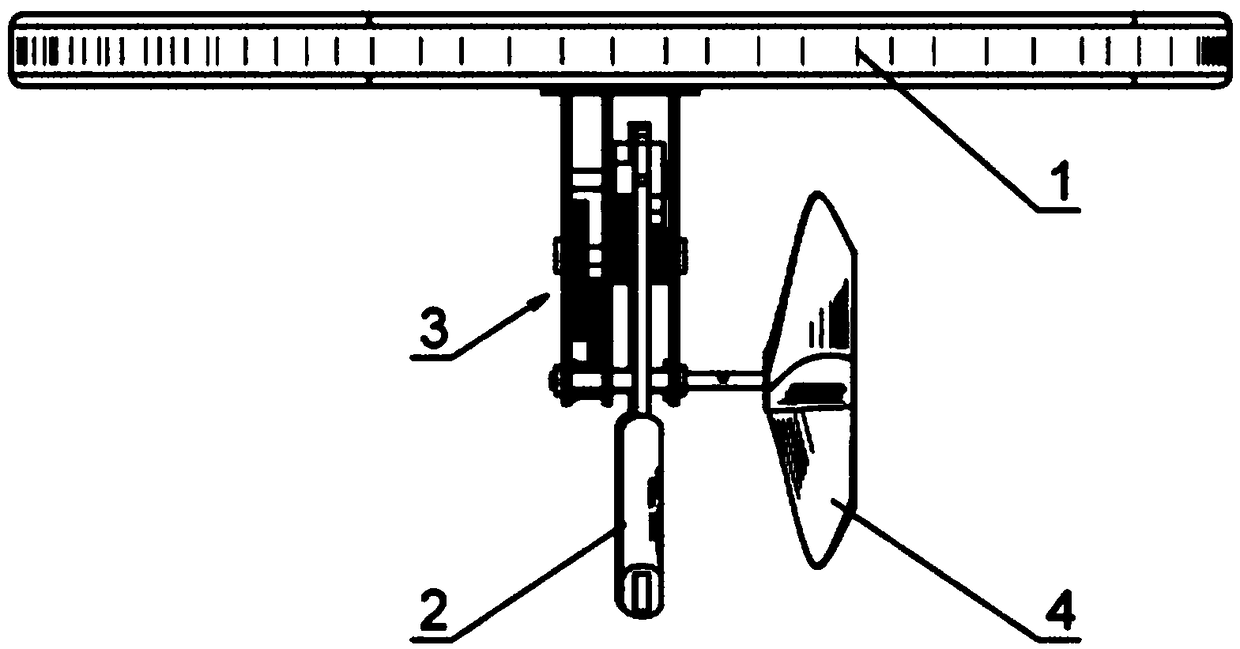 Manual swimming thruster