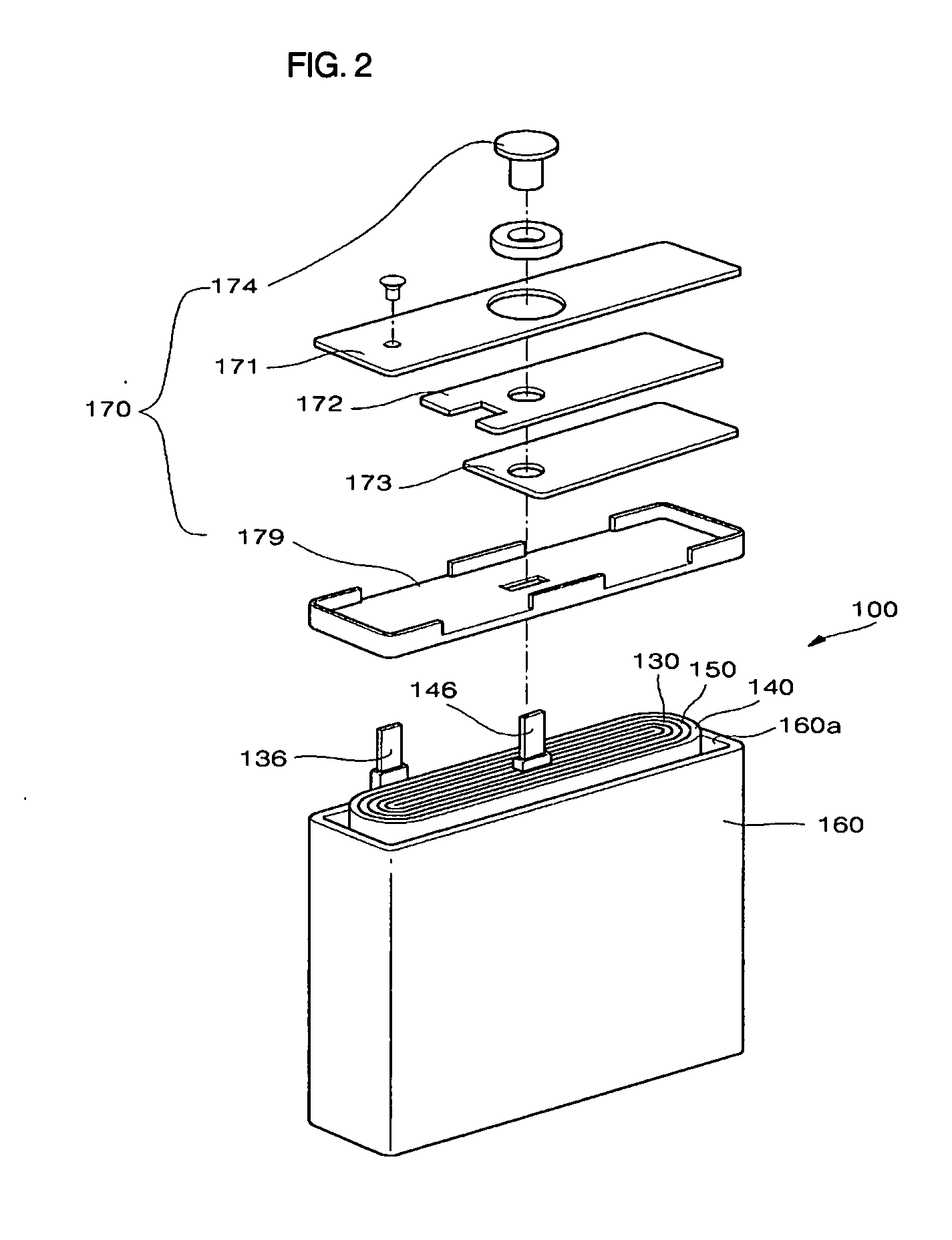 Composite material tape for lithium secondary battery and lithium secondary battery using the same