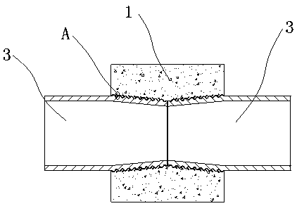 Leakage preventing assembly for pipeline connection