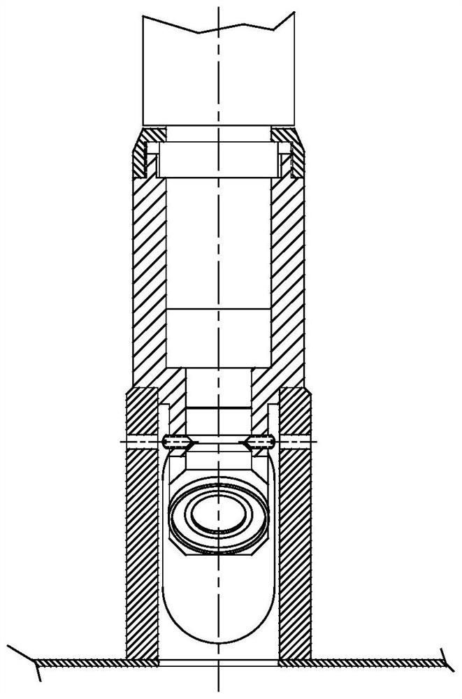 Indicating light assembly installation structure of carbon dioxide laser machine