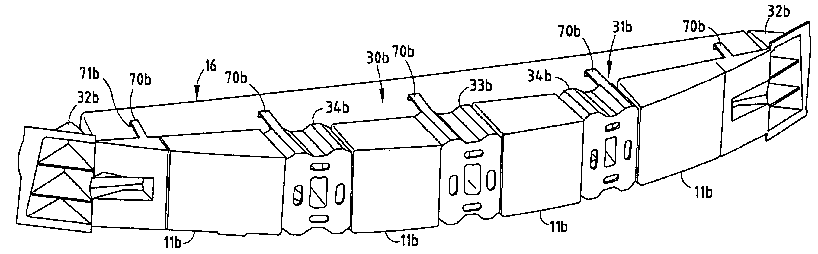 Bumper system with energy absorber