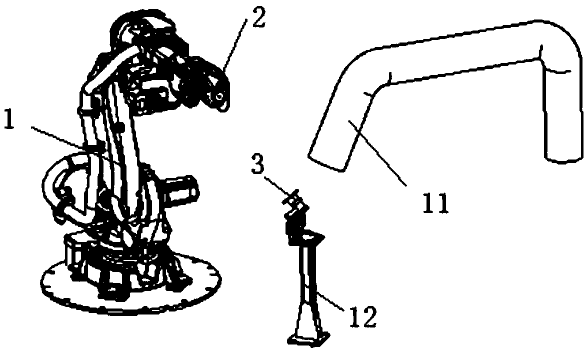 A robot grinding device