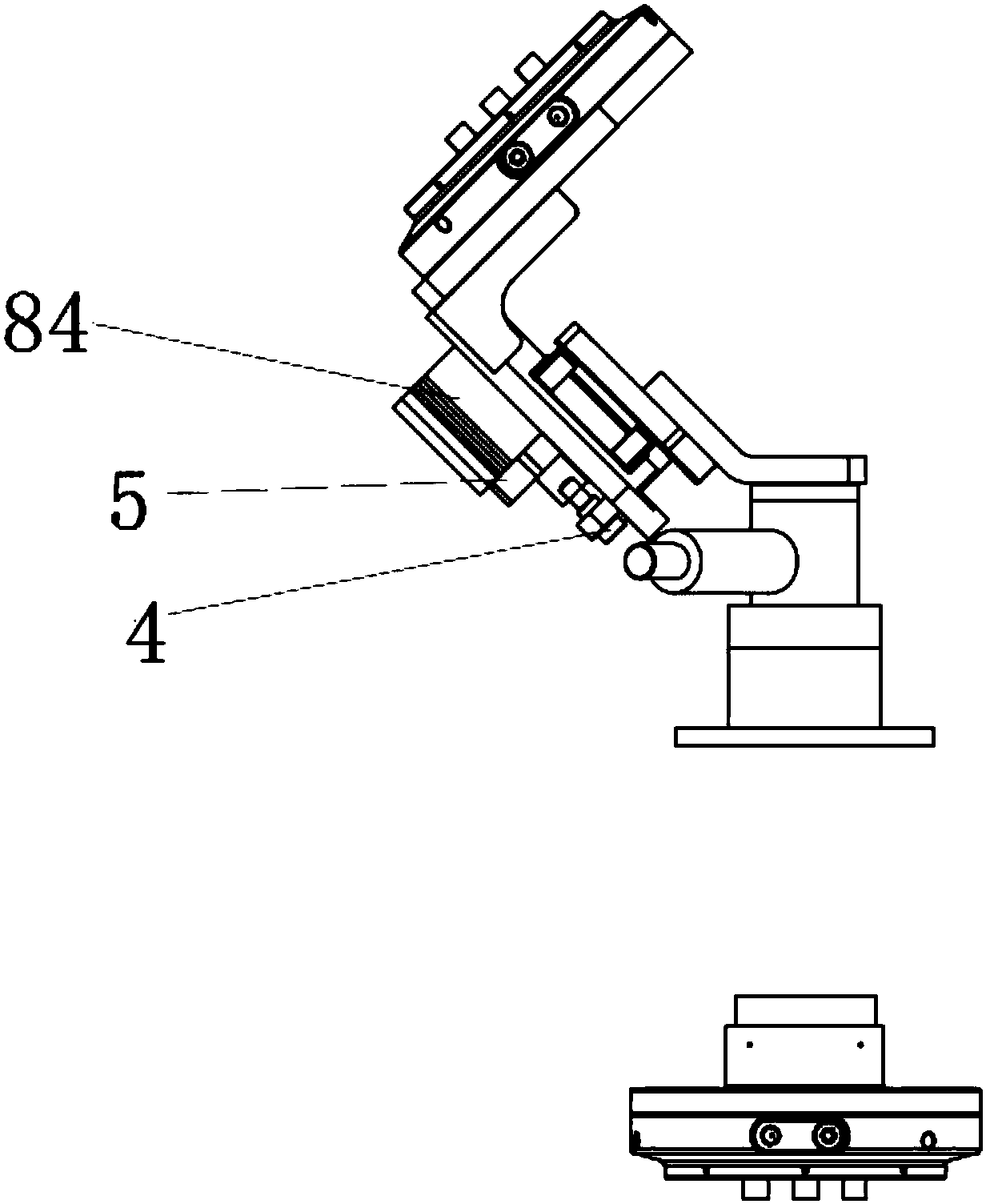A robot grinding device