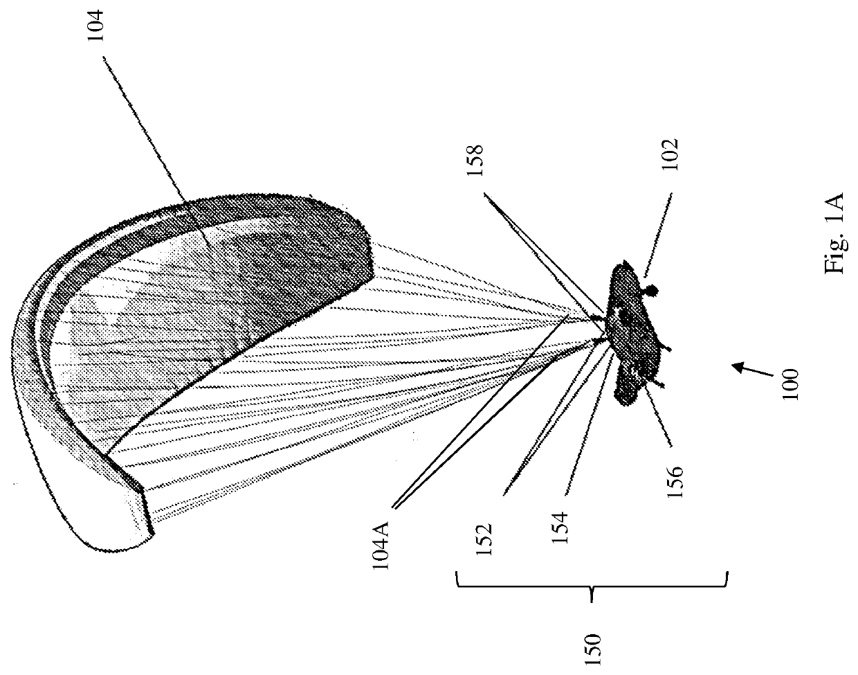 System and method for automated landing of a parachute-suspended body