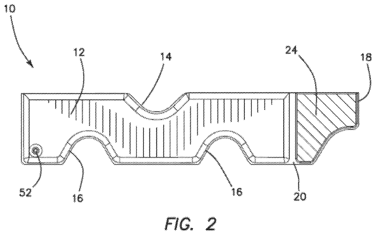 Vacuum splint apparatus for accommodating the chin of a patient and method for using the same