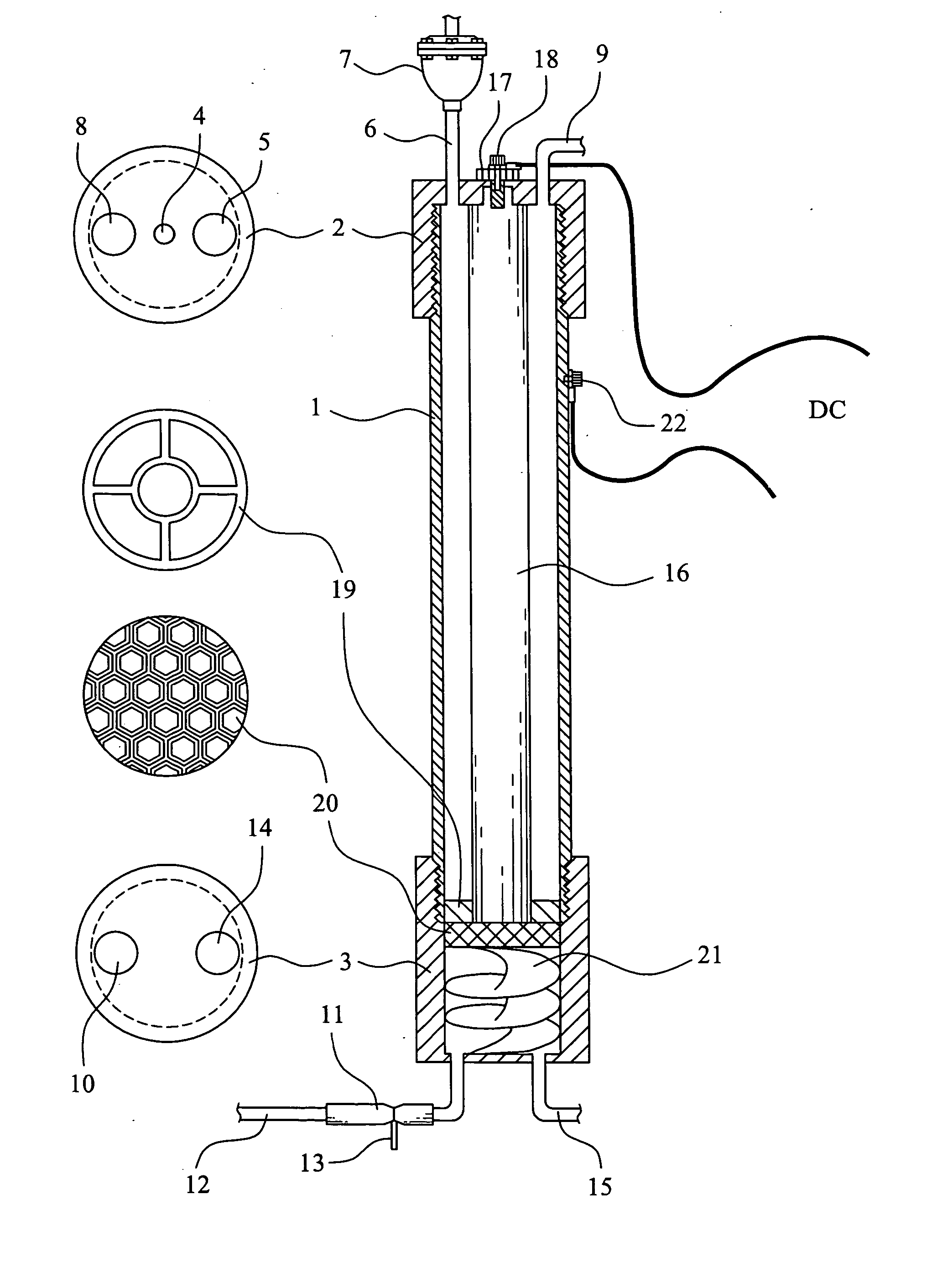 Water treatment reactor for simultaneous electrocoagulation and advanced oxidation processes