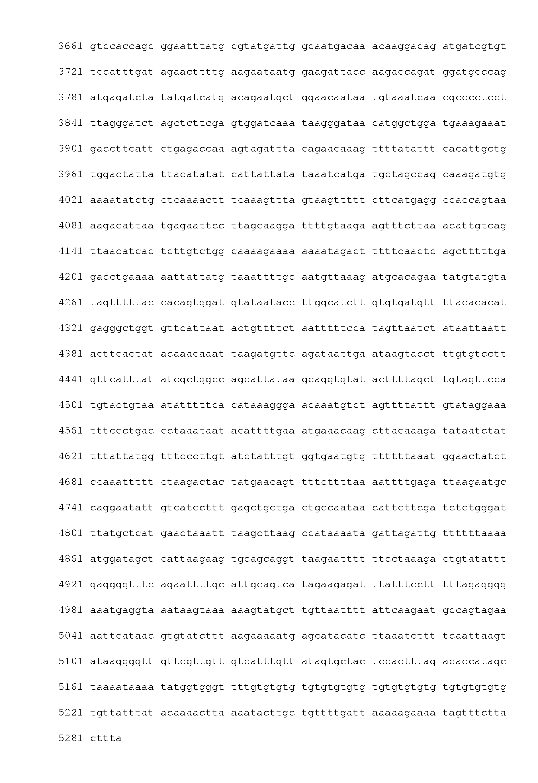 Mutational analysis of jak2