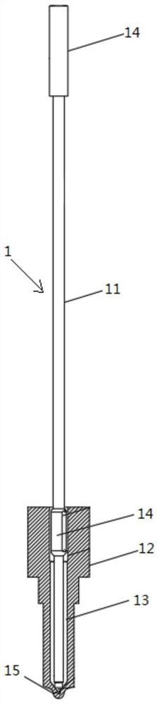 Oil nozzle matching part flow testing device and method