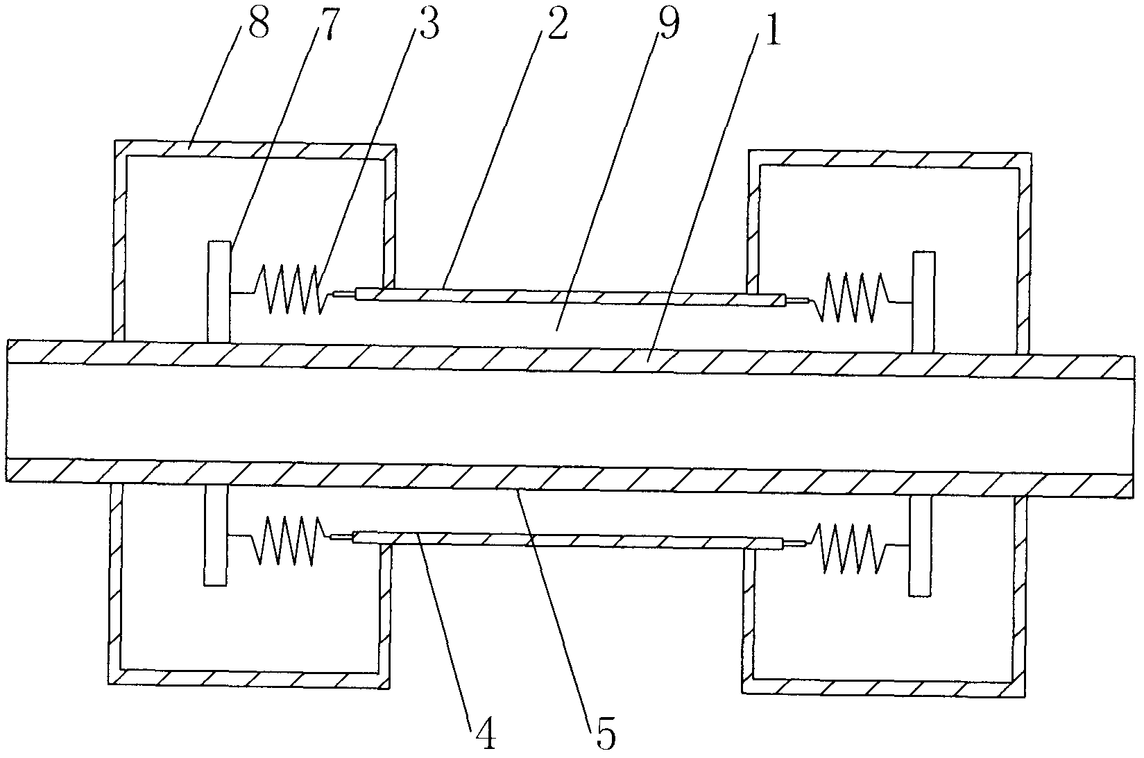 Solar evacuated collector pipe