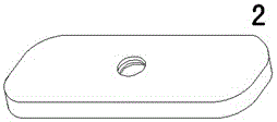 Wood veneer clip installation structure