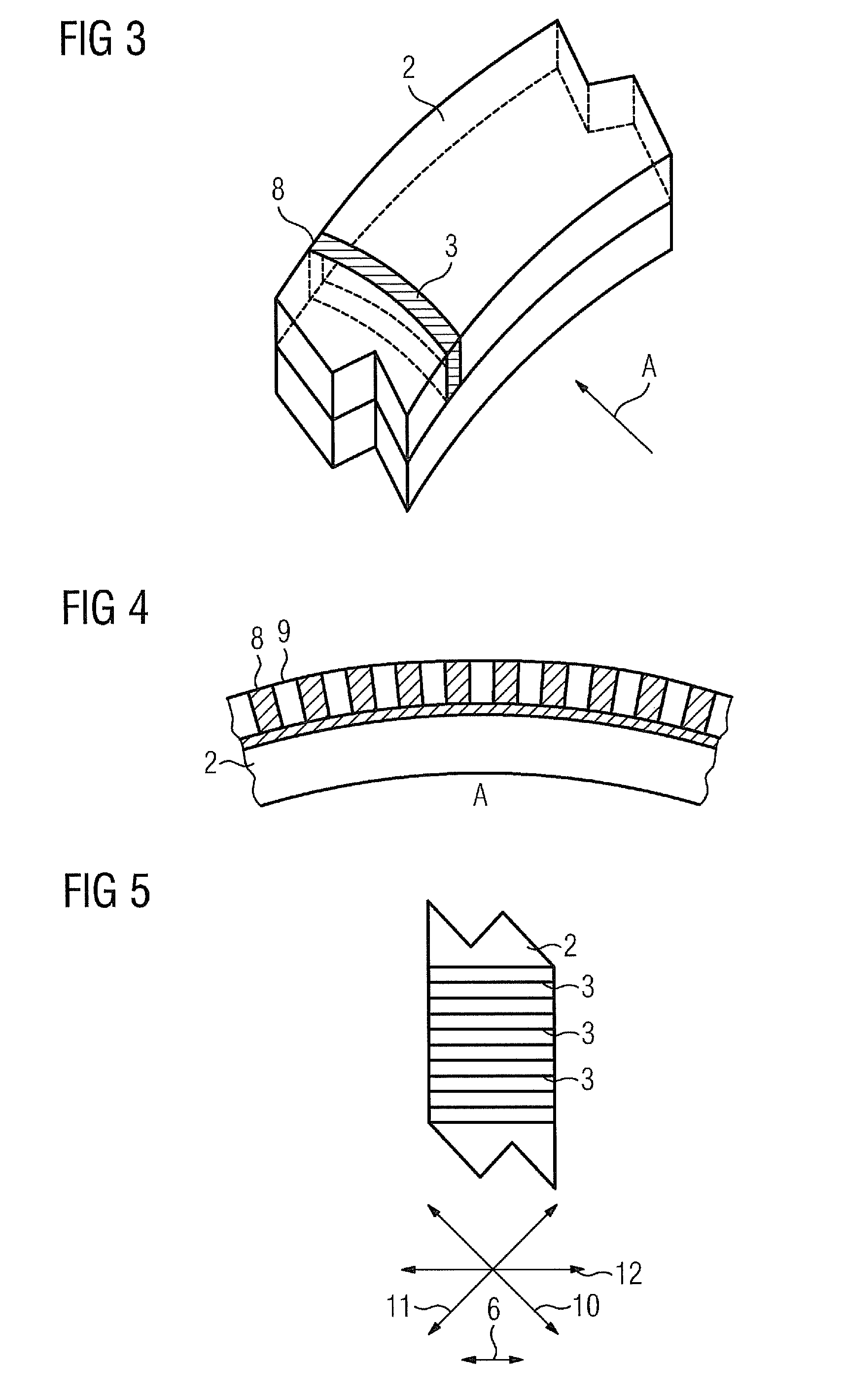Magnetic device for damping blade vibrations in turbomachines