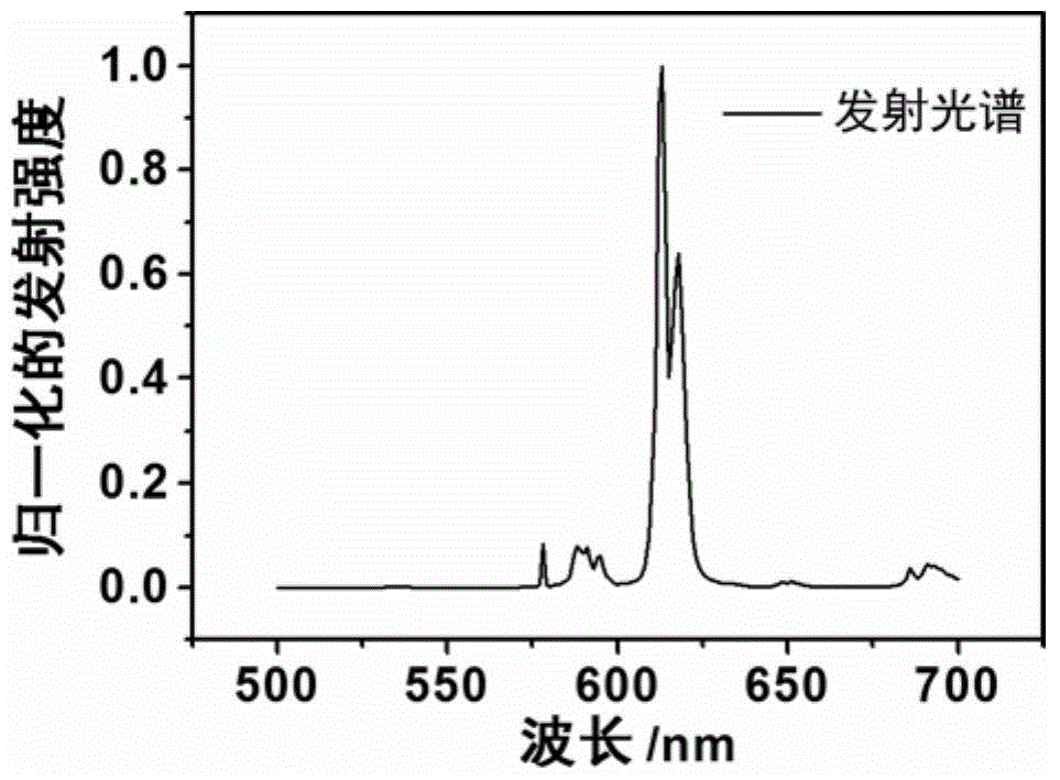 Ionic rare earth complex luminescent material and its preparation method and application