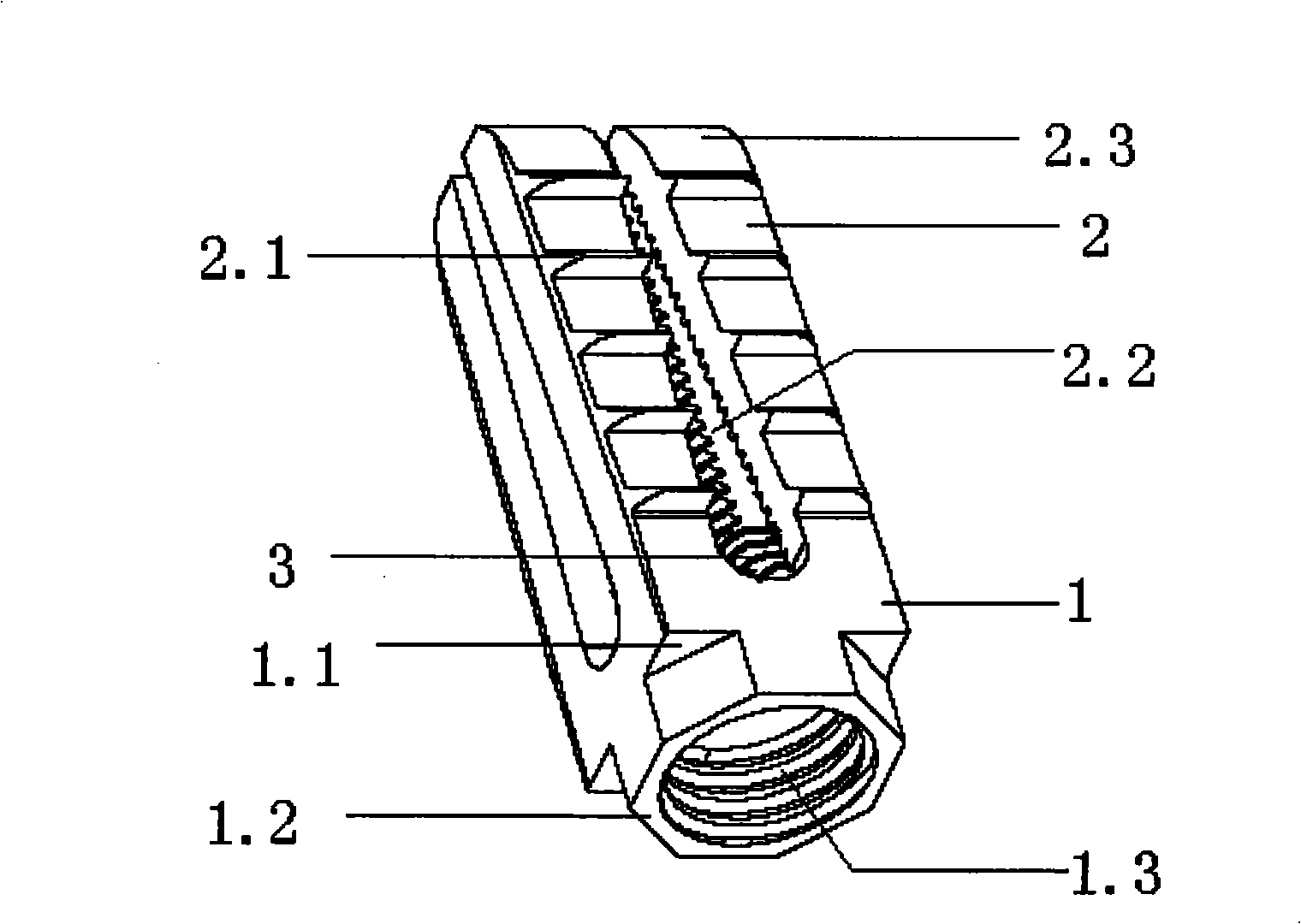 Adjustable intervertebral fusion device and holding device
