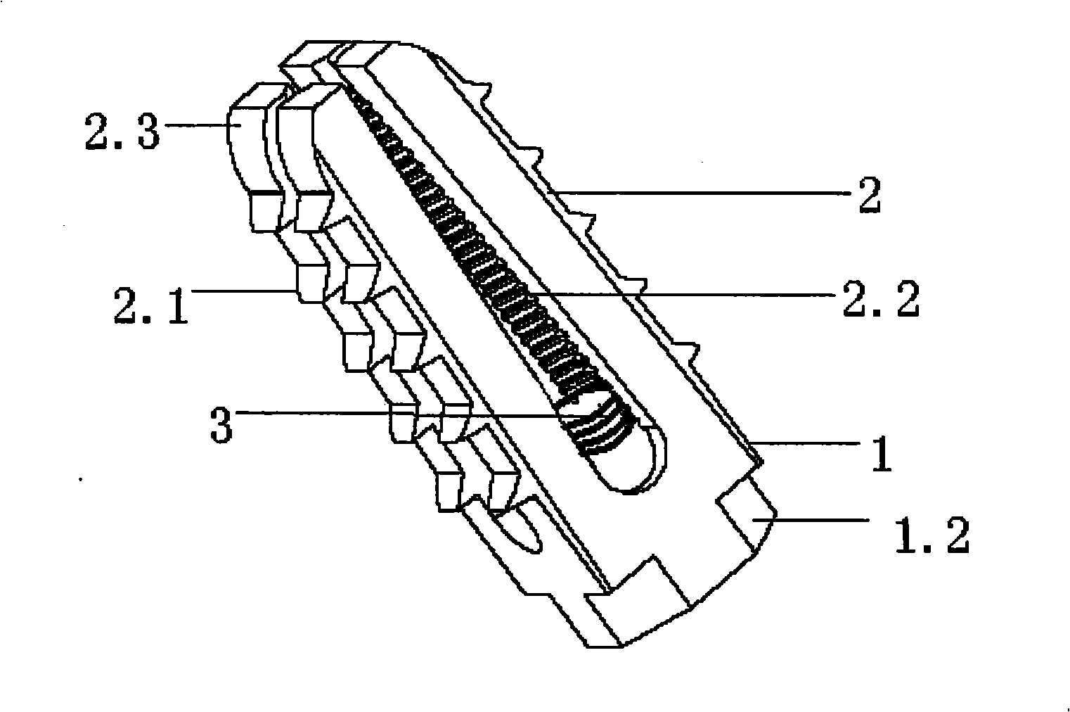 Adjustable intervertebral fusion device and holding device