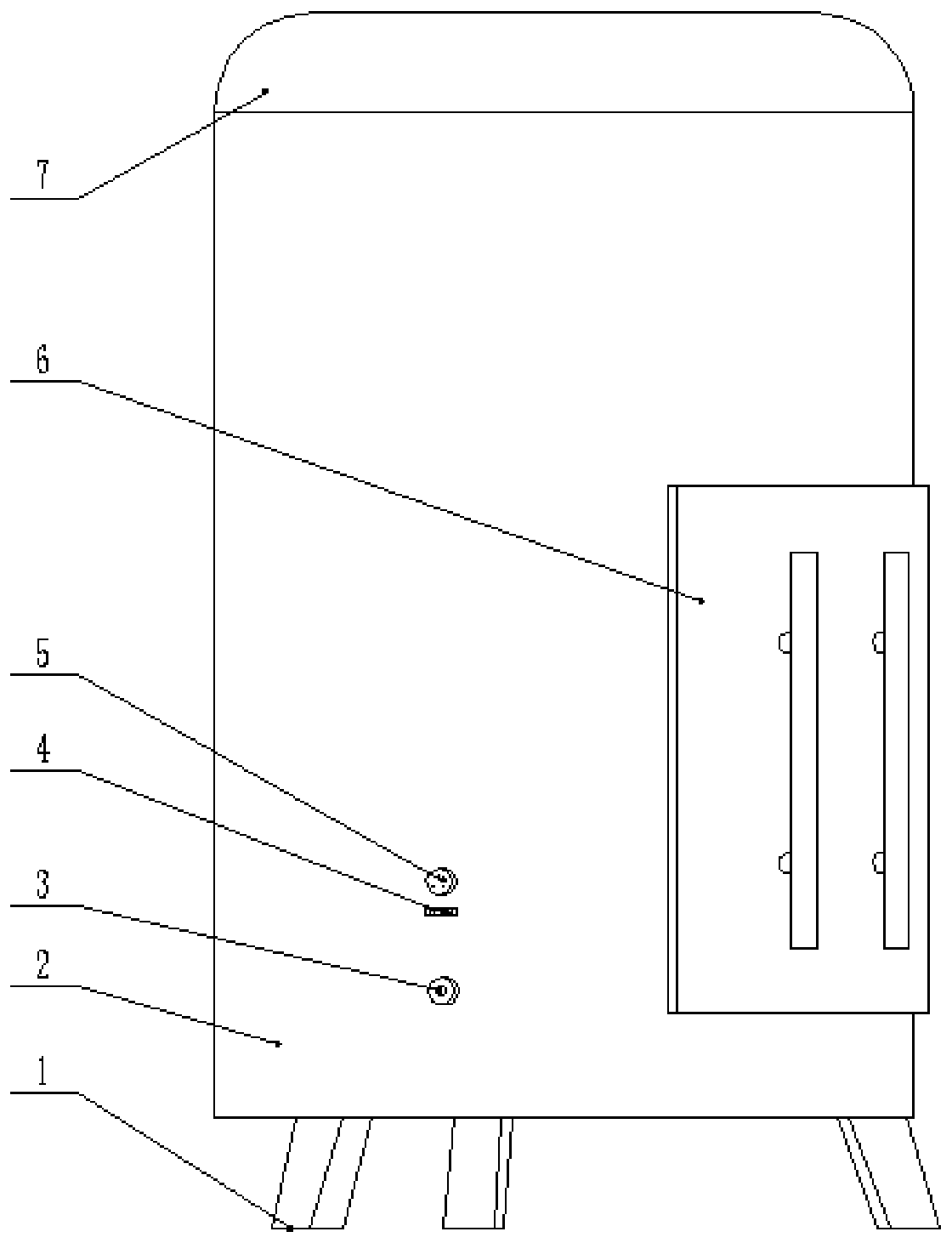 Gas sealing property simulation comprehensive detection system