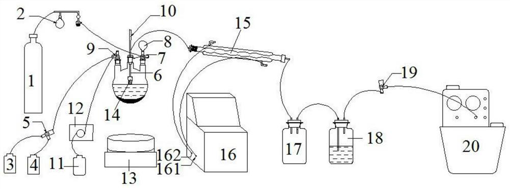 System for preparing nano zero-valent iron through reverse filtration in non-open inert atmosphere