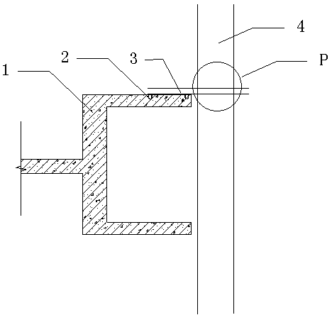 Collection device for cleaning residual slurry of concrete pouring pump pipe of high-rise floor slab