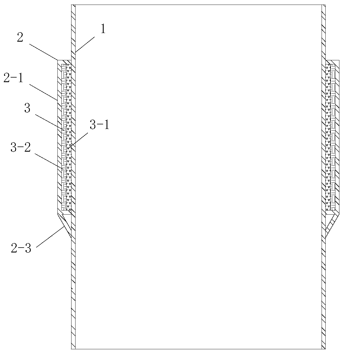 Underwater anti-sliding cast-in-situ bored pile foundation and construction method thereof