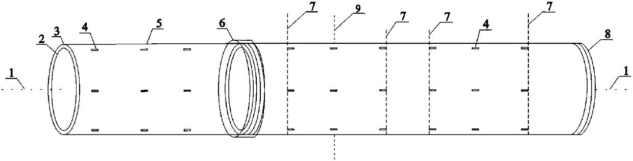 Method for analyzing mechanical strength of slotted casing